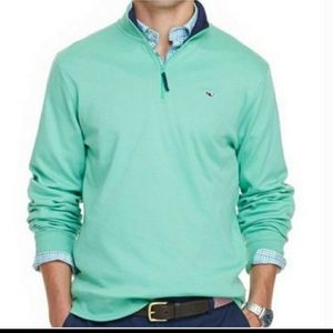 Vineyard Vines green quarter zip jacket